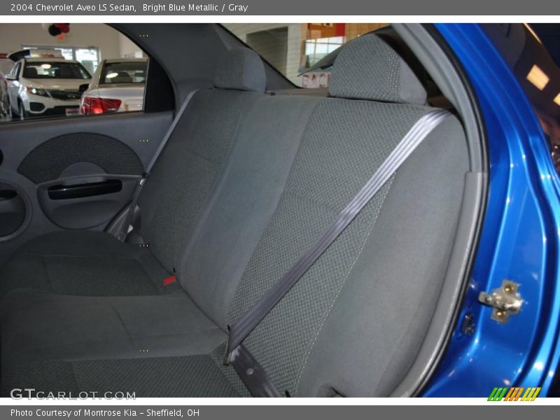 Bright Blue Metallic / Gray 2004 Chevrolet Aveo LS Sedan