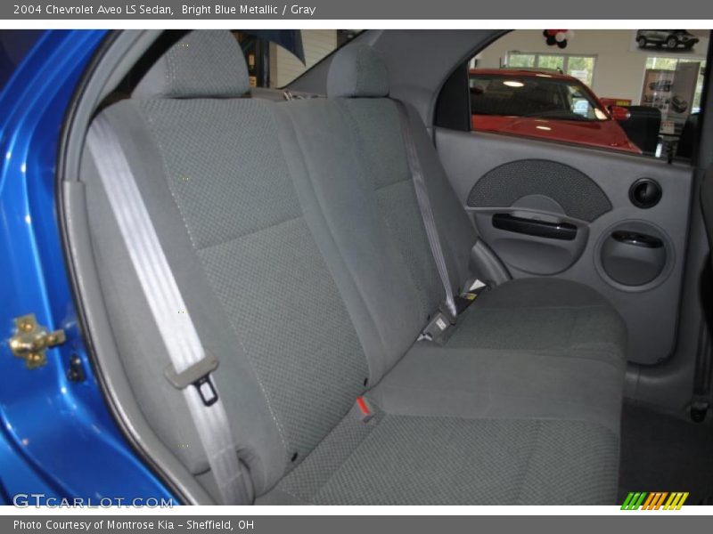 Bright Blue Metallic / Gray 2004 Chevrolet Aveo LS Sedan