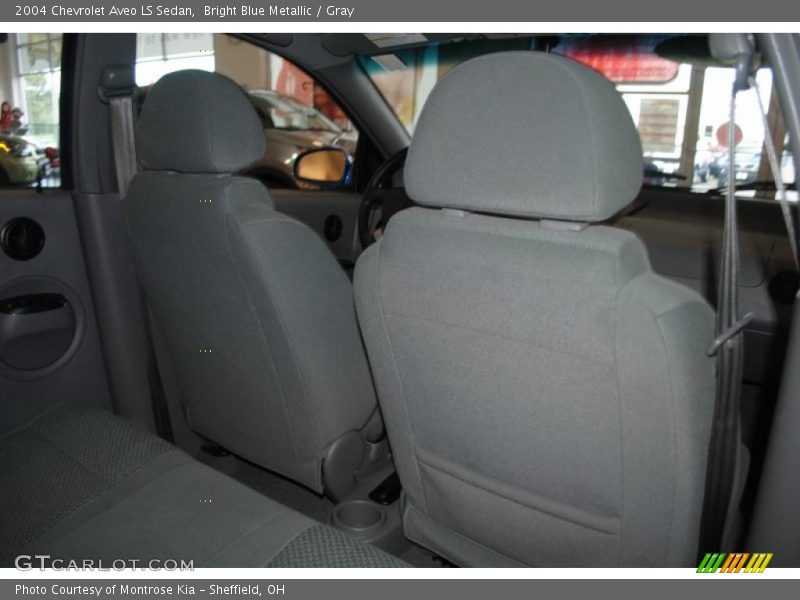 Bright Blue Metallic / Gray 2004 Chevrolet Aveo LS Sedan