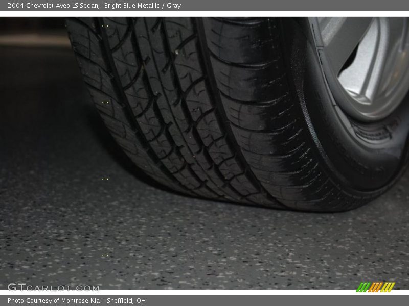 Bright Blue Metallic / Gray 2004 Chevrolet Aveo LS Sedan