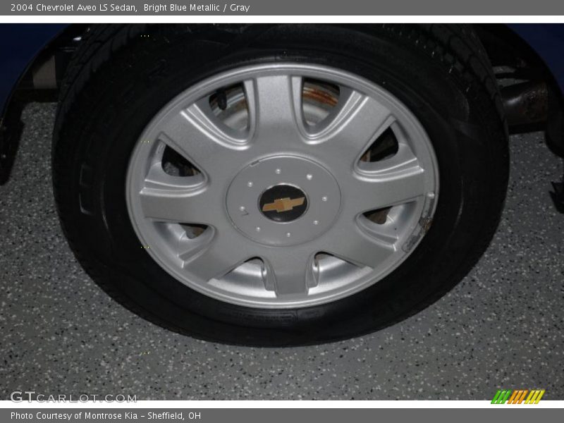 Bright Blue Metallic / Gray 2004 Chevrolet Aveo LS Sedan