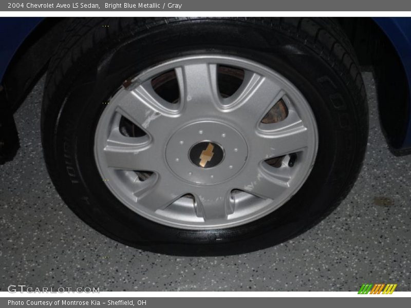 Bright Blue Metallic / Gray 2004 Chevrolet Aveo LS Sedan