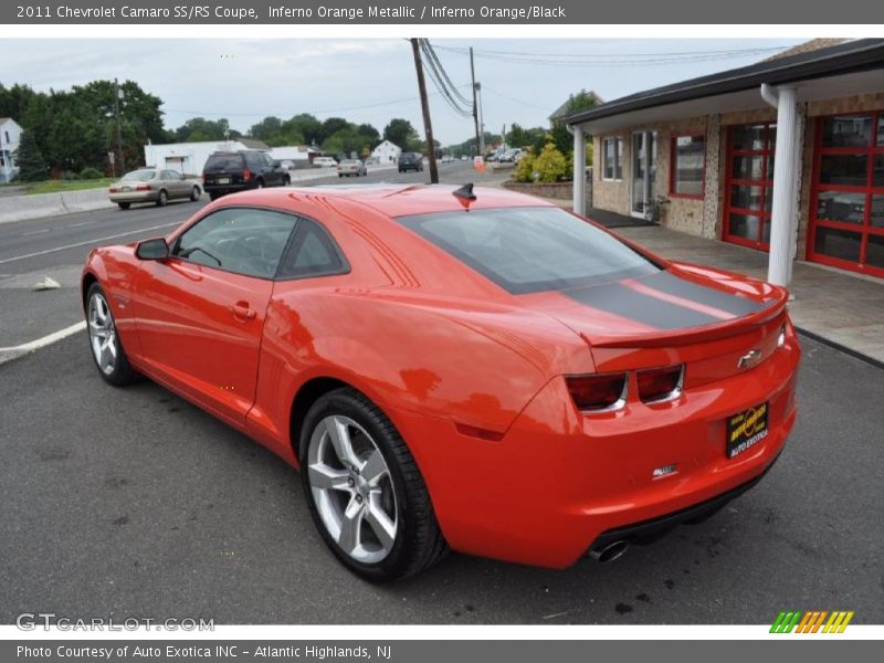Inferno Orange Metallic / Inferno Orange/Black 2011 Chevrolet Camaro SS/RS Coupe