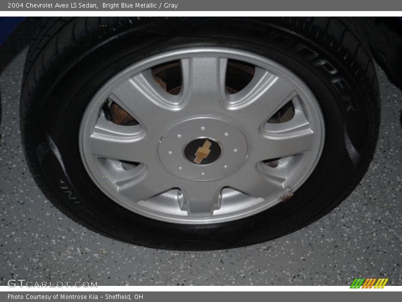 Bright Blue Metallic / Gray 2004 Chevrolet Aveo LS Sedan