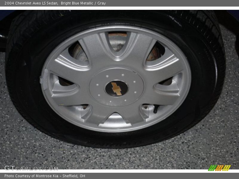 Bright Blue Metallic / Gray 2004 Chevrolet Aveo LS Sedan