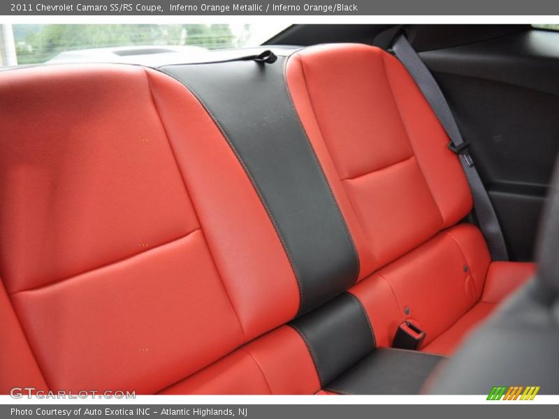 Inferno Orange Metallic / Inferno Orange/Black 2011 Chevrolet Camaro SS/RS Coupe