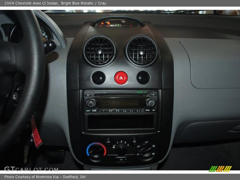 Bright Blue Metallic / Gray 2004 Chevrolet Aveo LS Sedan