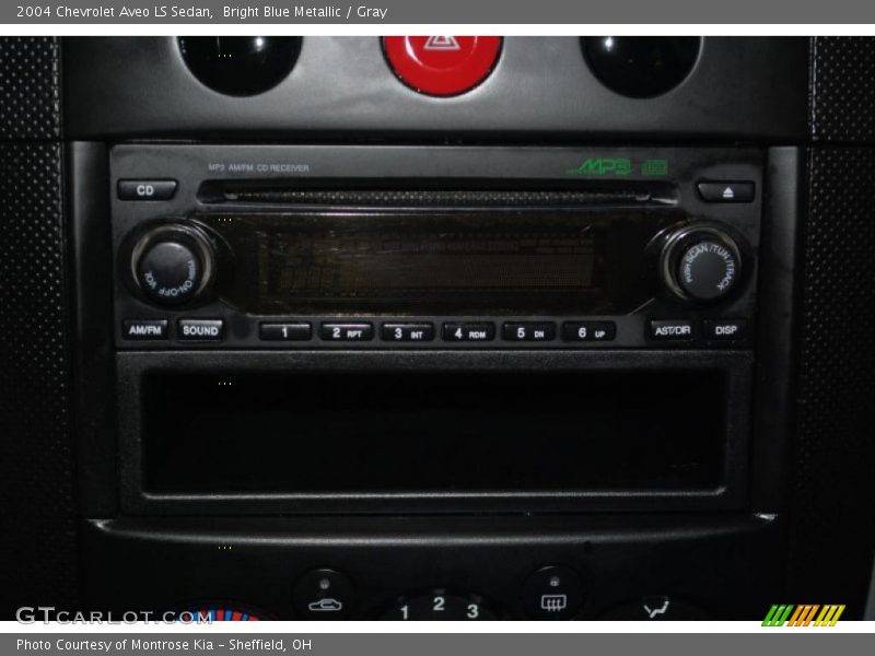 Bright Blue Metallic / Gray 2004 Chevrolet Aveo LS Sedan