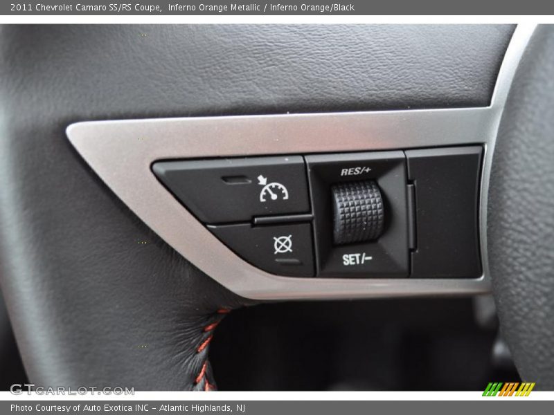 Inferno Orange Metallic / Inferno Orange/Black 2011 Chevrolet Camaro SS/RS Coupe