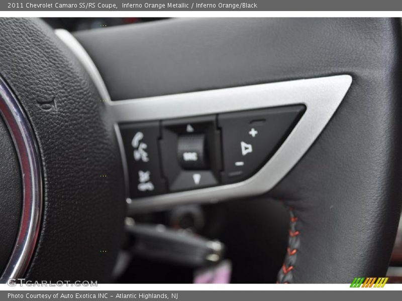 Inferno Orange Metallic / Inferno Orange/Black 2011 Chevrolet Camaro SS/RS Coupe