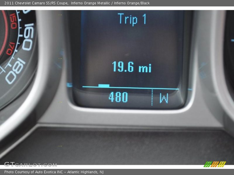 Inferno Orange Metallic / Inferno Orange/Black 2011 Chevrolet Camaro SS/RS Coupe