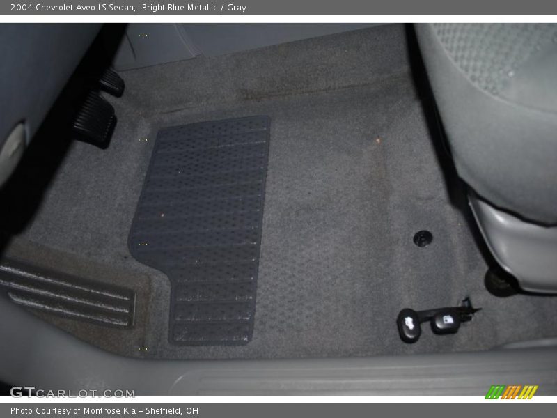 Bright Blue Metallic / Gray 2004 Chevrolet Aveo LS Sedan
