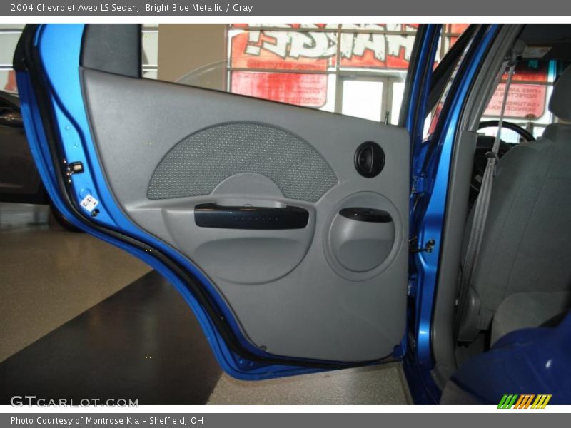 Bright Blue Metallic / Gray 2004 Chevrolet Aveo LS Sedan