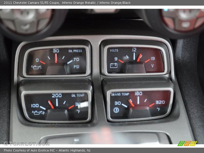 Inferno Orange Metallic / Inferno Orange/Black 2011 Chevrolet Camaro SS/RS Coupe
