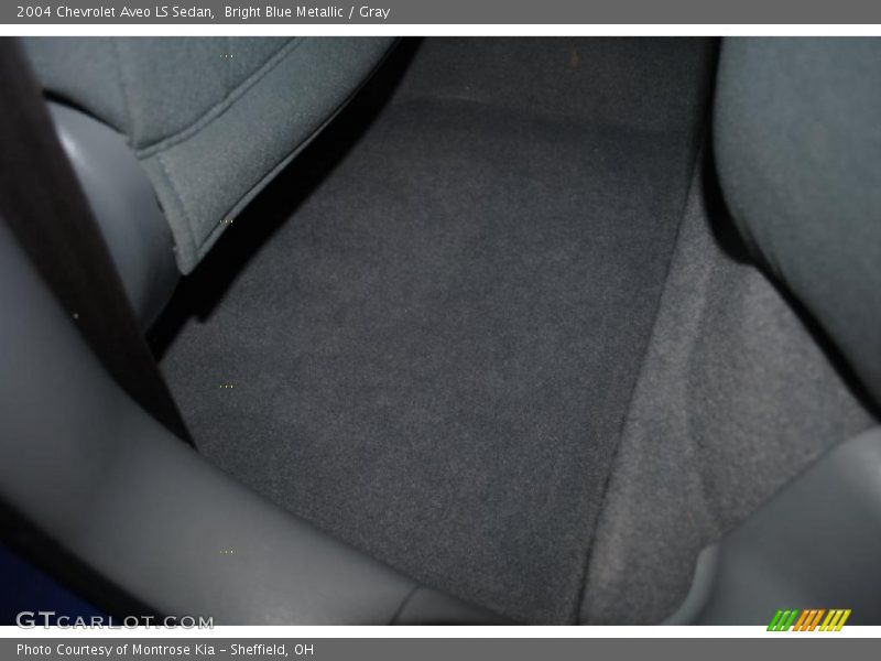 Bright Blue Metallic / Gray 2004 Chevrolet Aveo LS Sedan