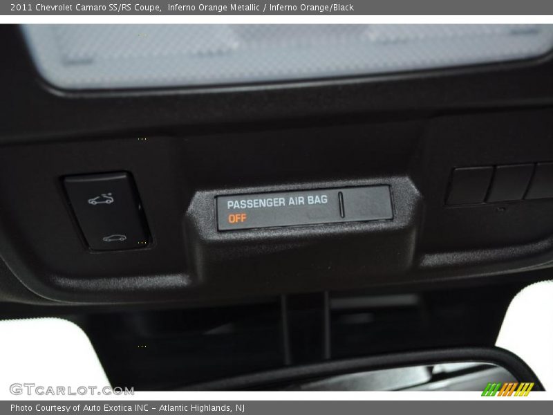 Inferno Orange Metallic / Inferno Orange/Black 2011 Chevrolet Camaro SS/RS Coupe