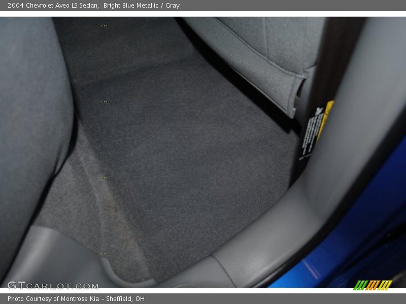 Bright Blue Metallic / Gray 2004 Chevrolet Aveo LS Sedan