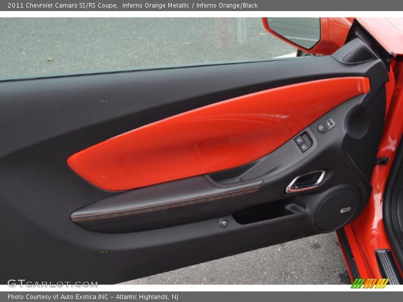 Inferno Orange Metallic / Inferno Orange/Black 2011 Chevrolet Camaro SS/RS Coupe