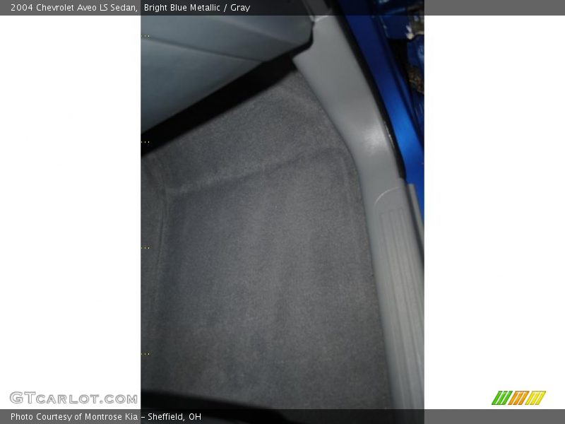 Bright Blue Metallic / Gray 2004 Chevrolet Aveo LS Sedan