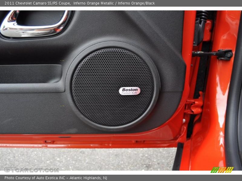Inferno Orange Metallic / Inferno Orange/Black 2011 Chevrolet Camaro SS/RS Coupe
