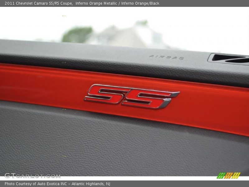 Inferno Orange Metallic / Inferno Orange/Black 2011 Chevrolet Camaro SS/RS Coupe
