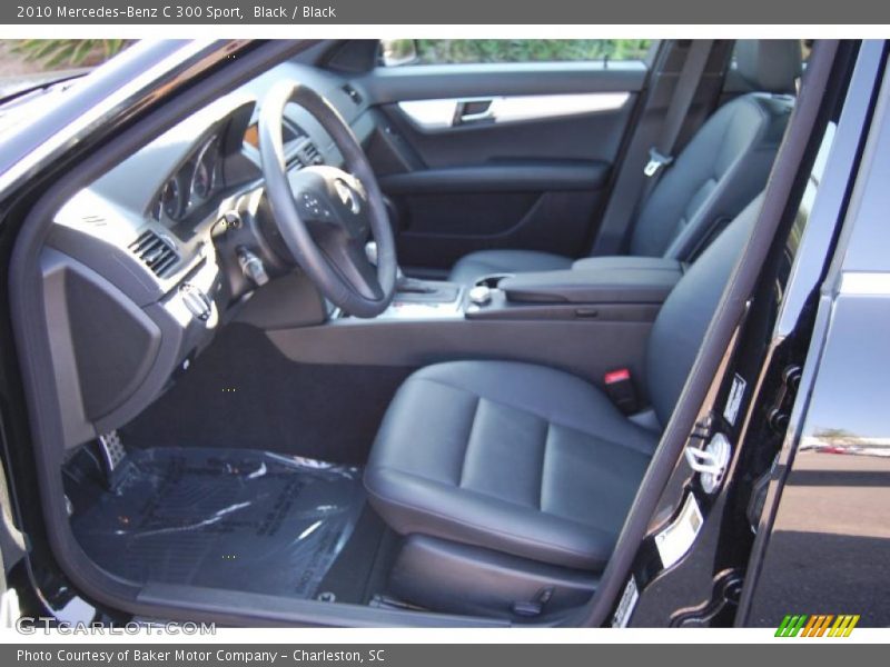 Black / Black 2010 Mercedes-Benz C 300 Sport