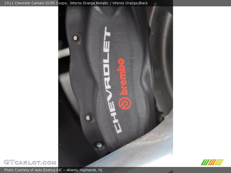 Inferno Orange Metallic / Inferno Orange/Black 2011 Chevrolet Camaro SS/RS Coupe