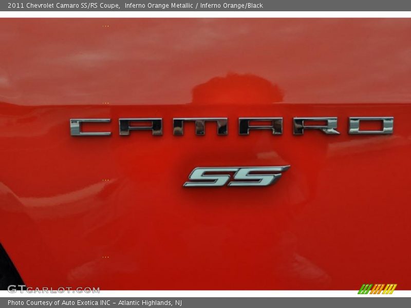 Inferno Orange Metallic / Inferno Orange/Black 2011 Chevrolet Camaro SS/RS Coupe