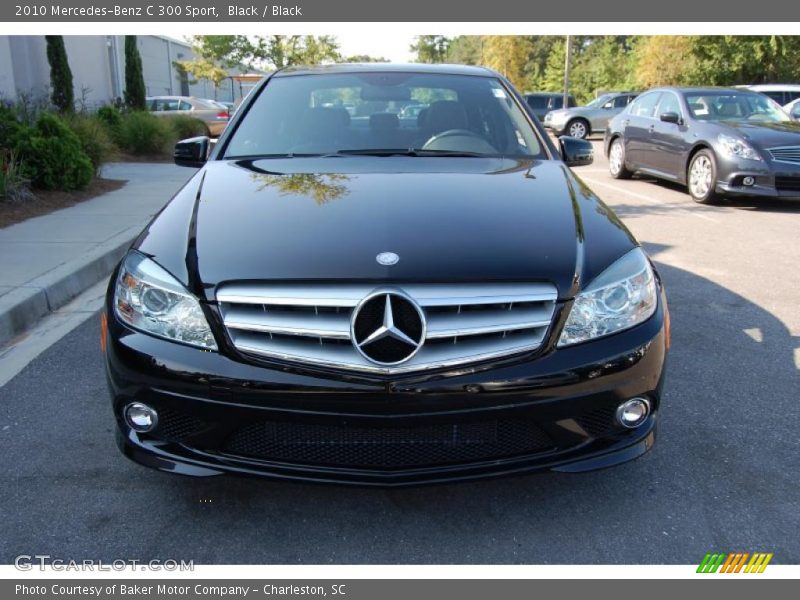 Black / Black 2010 Mercedes-Benz C 300 Sport