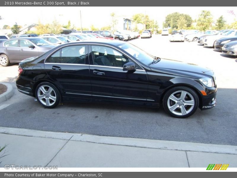 Black / Black 2010 Mercedes-Benz C 300 Sport