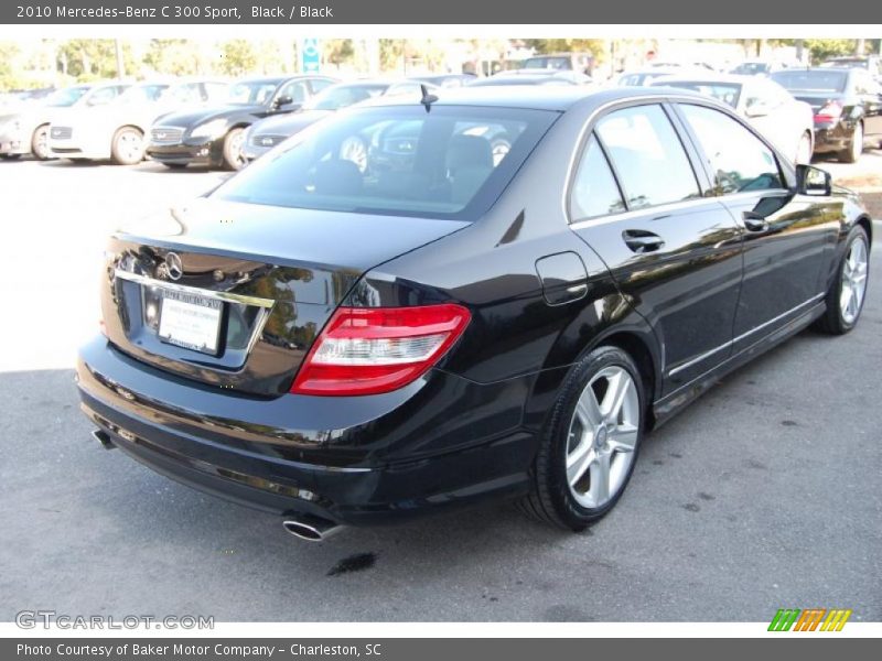 Black / Black 2010 Mercedes-Benz C 300 Sport