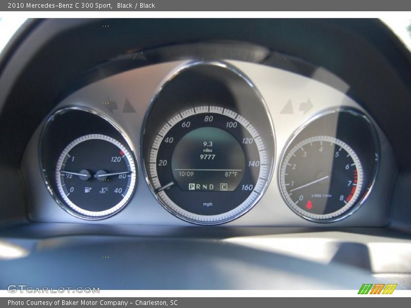 Black / Black 2010 Mercedes-Benz C 300 Sport