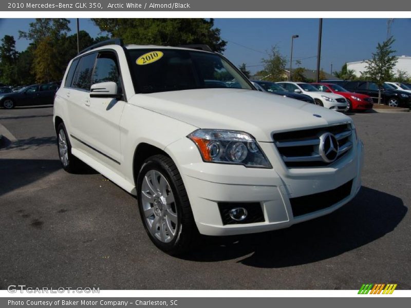 Arctic White / Almond/Black 2010 Mercedes-Benz GLK 350