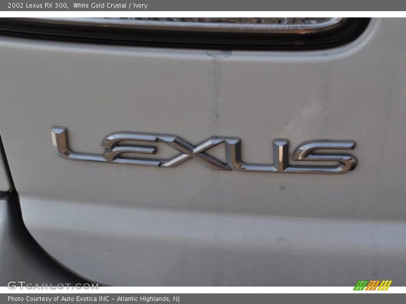 White Gold Crystal / Ivory 2002 Lexus RX 300