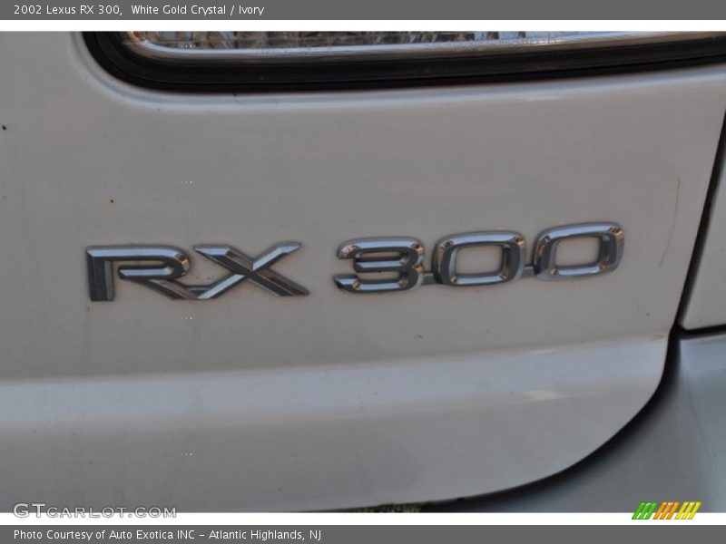 White Gold Crystal / Ivory 2002 Lexus RX 300
