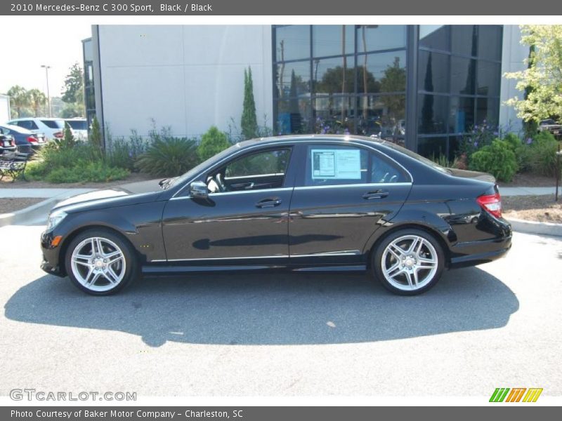 Black / Black 2010 Mercedes-Benz C 300 Sport