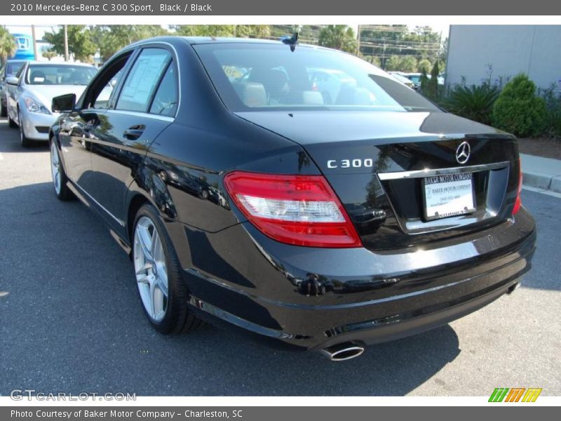 Black / Black 2010 Mercedes-Benz C 300 Sport