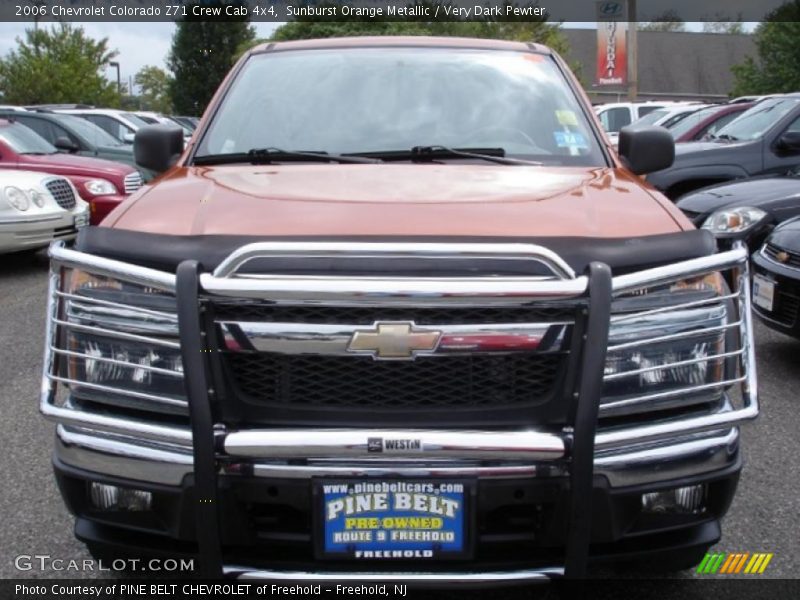 Sunburst Orange Metallic / Very Dark Pewter 2006 Chevrolet Colorado Z71 Crew Cab 4x4