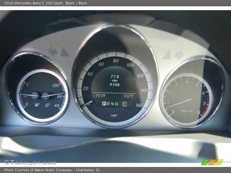 Black / Black 2010 Mercedes-Benz C 300 Sport