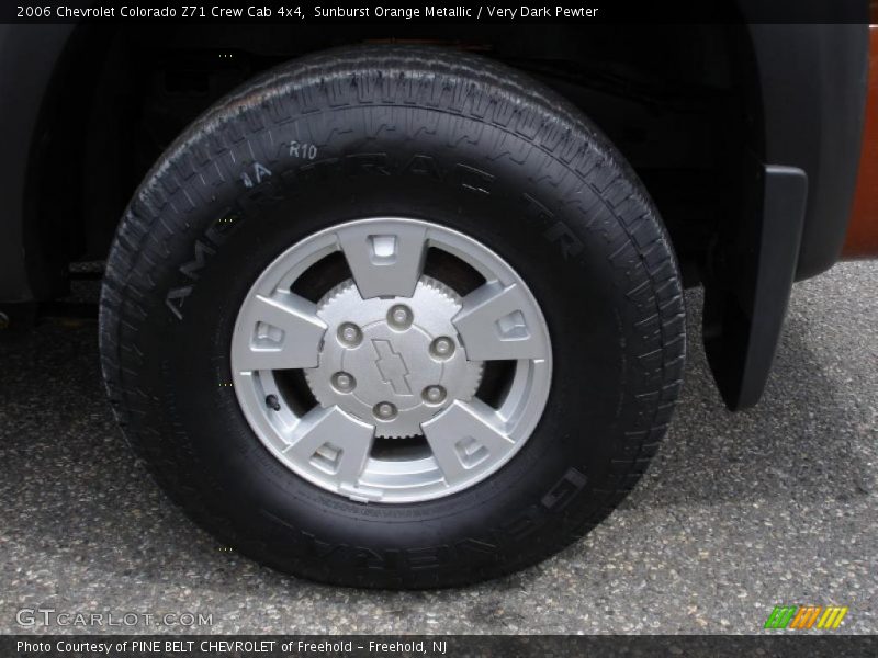 Sunburst Orange Metallic / Very Dark Pewter 2006 Chevrolet Colorado Z71 Crew Cab 4x4