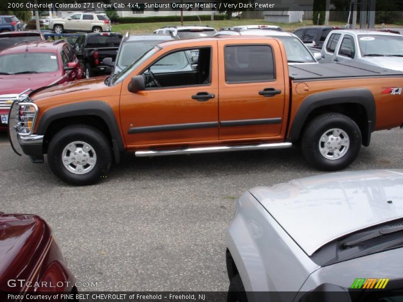 Sunburst Orange Metallic / Very Dark Pewter 2006 Chevrolet Colorado Z71 Crew Cab 4x4