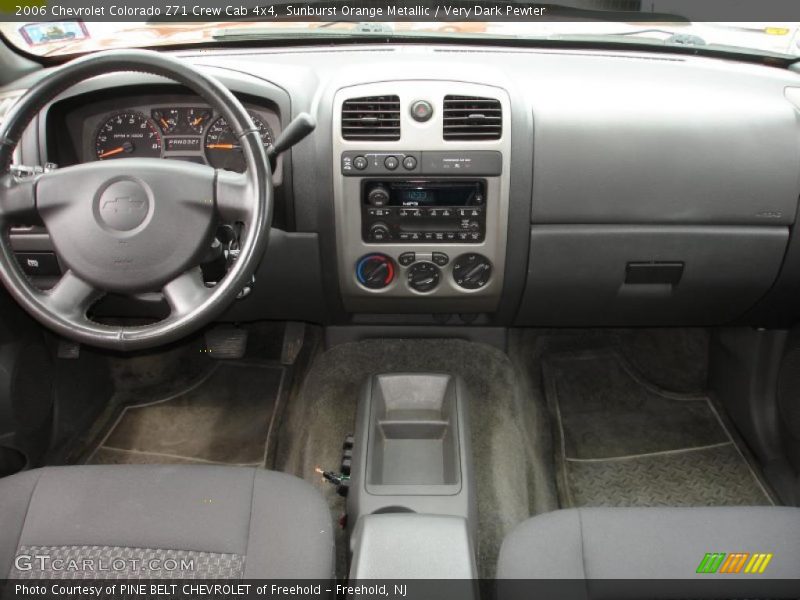 Sunburst Orange Metallic / Very Dark Pewter 2006 Chevrolet Colorado Z71 Crew Cab 4x4