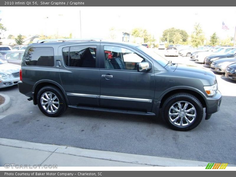 Silver Graphite / Graphite 2010 Infiniti QX 56