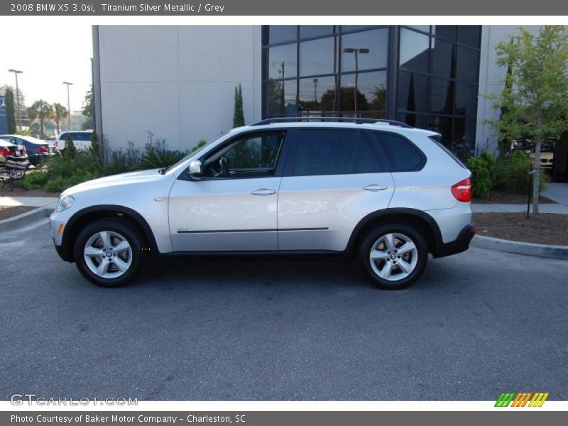 Titanium Silver Metallic / Grey 2008 BMW X5 3.0si