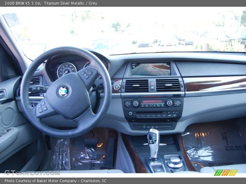 Titanium Silver Metallic / Grey 2008 BMW X5 3.0si