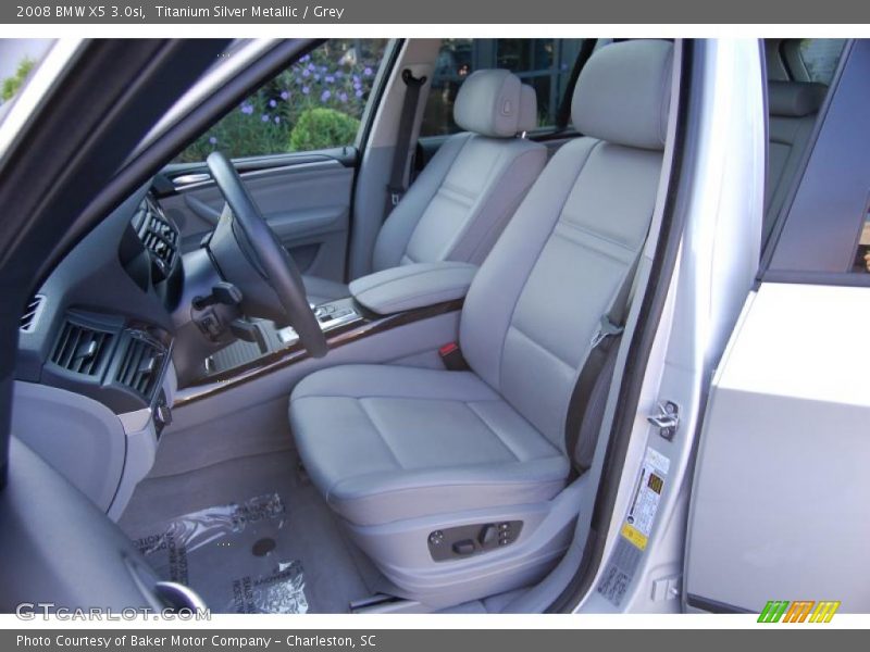 Titanium Silver Metallic / Grey 2008 BMW X5 3.0si