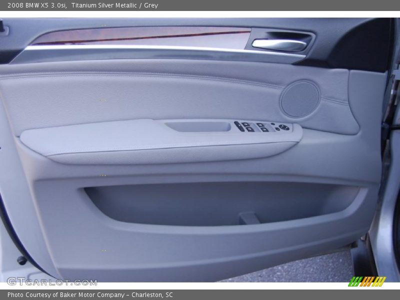 Titanium Silver Metallic / Grey 2008 BMW X5 3.0si