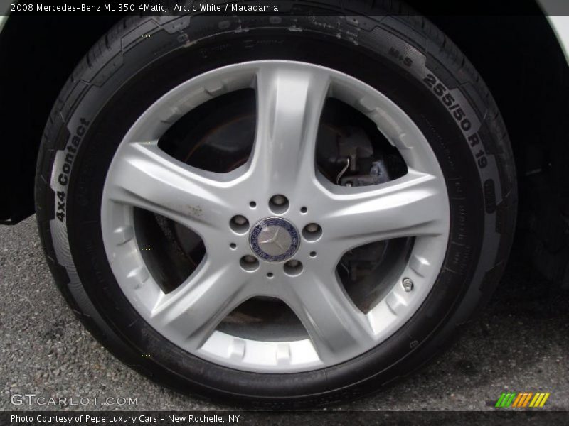 Arctic White / Macadamia 2008 Mercedes-Benz ML 350 4Matic