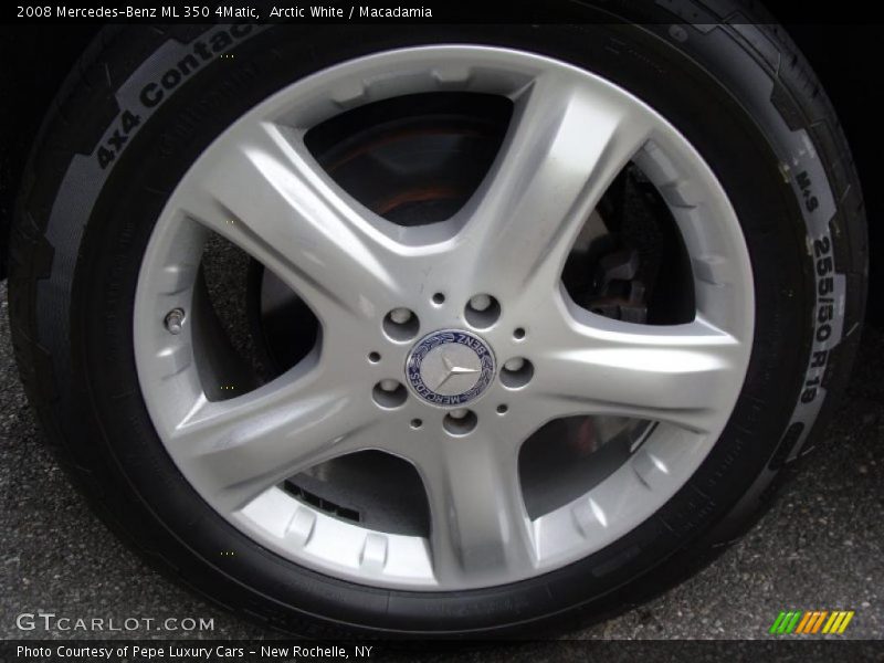 Arctic White / Macadamia 2008 Mercedes-Benz ML 350 4Matic