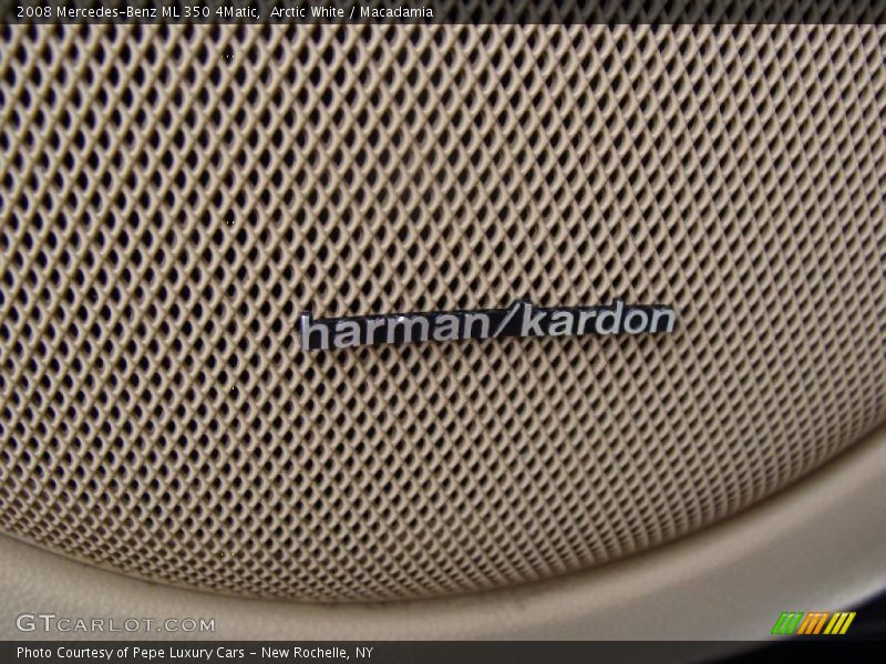 Arctic White / Macadamia 2008 Mercedes-Benz ML 350 4Matic